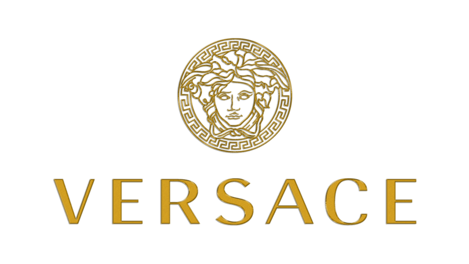Versace logo gold