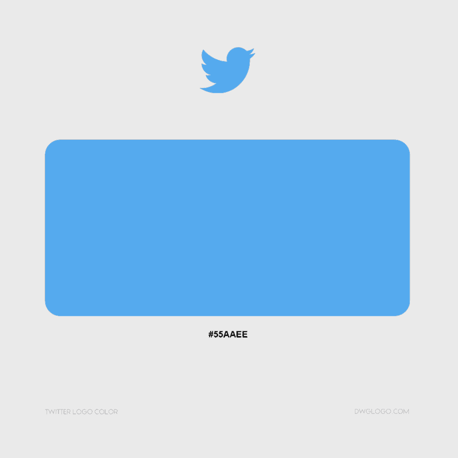 twitter logo color