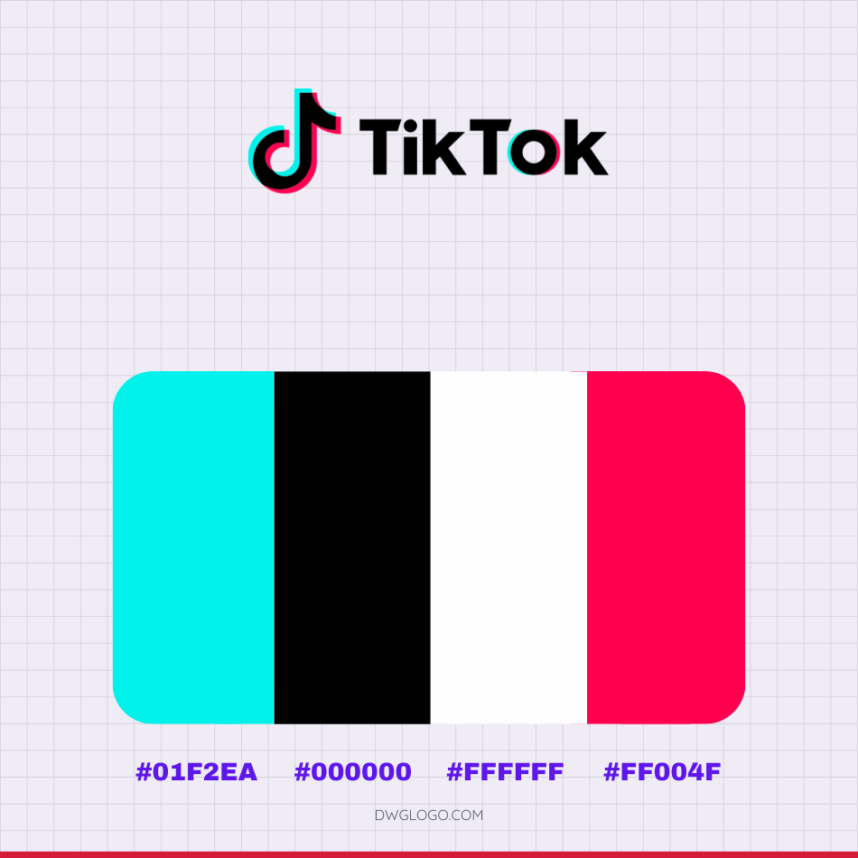 tik tok color codes hex