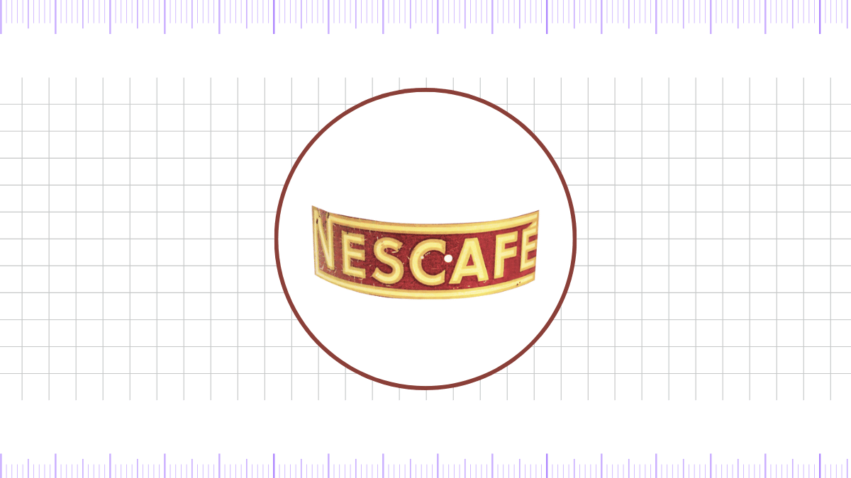 nescafe logo 1938 - 1953