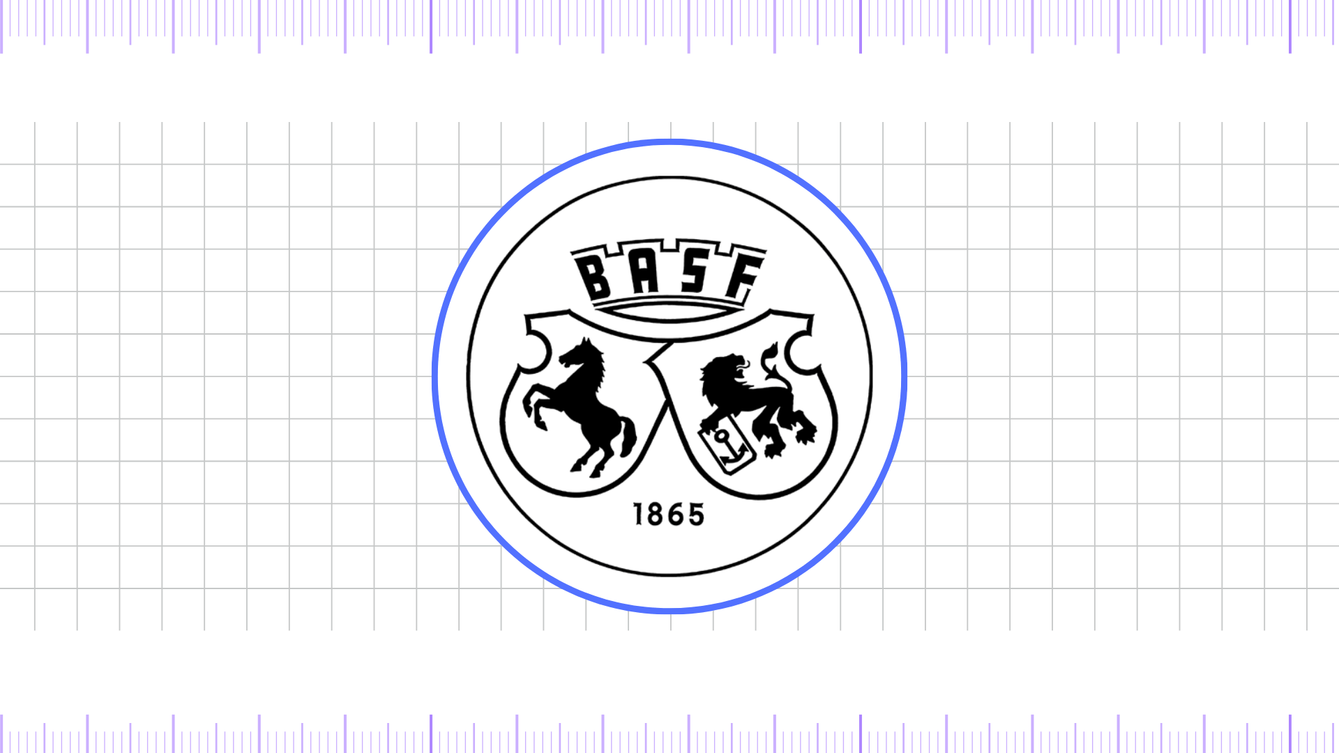 basf logo 1952 - 1953