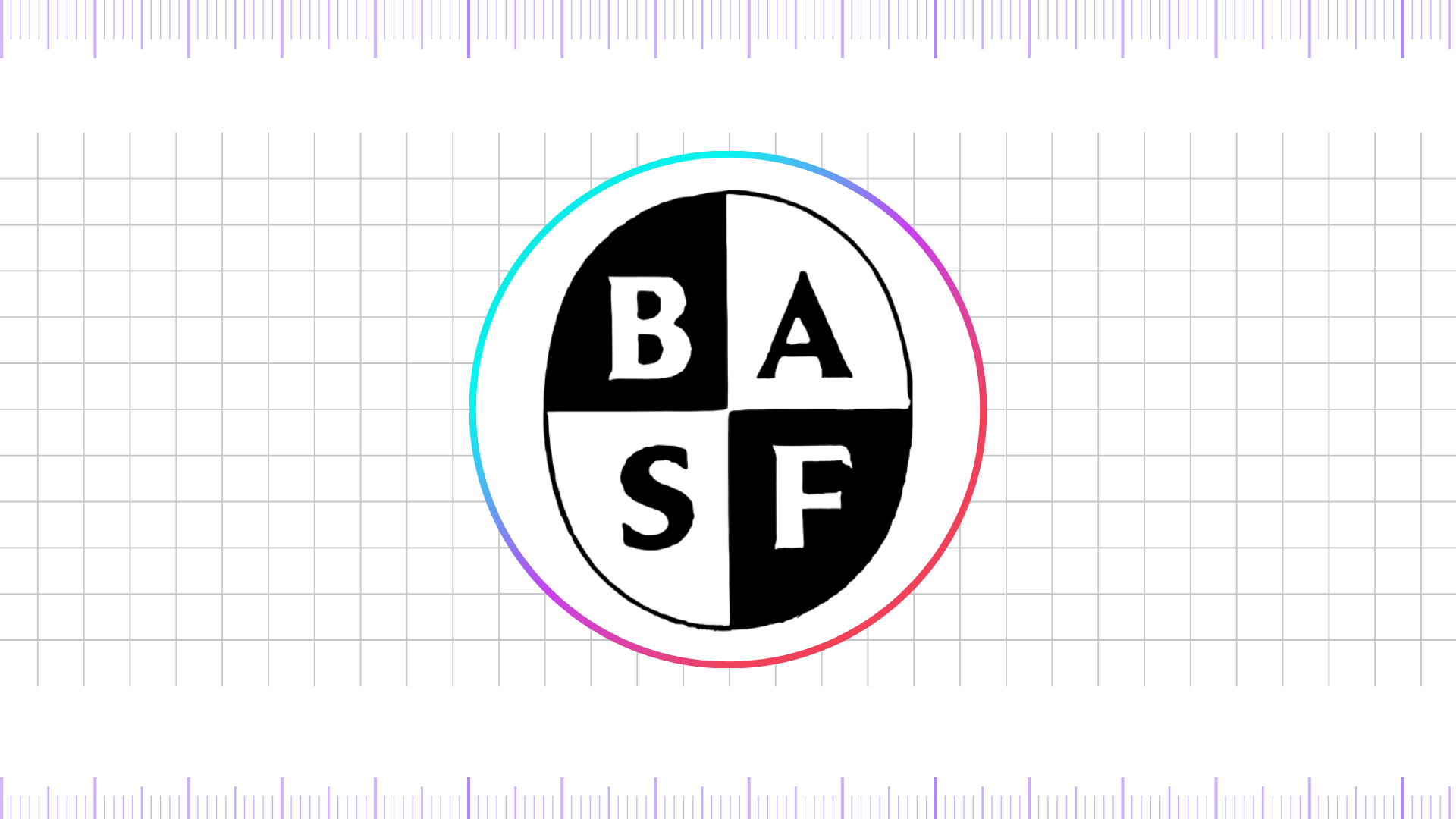 basf logo 1955 - 1968