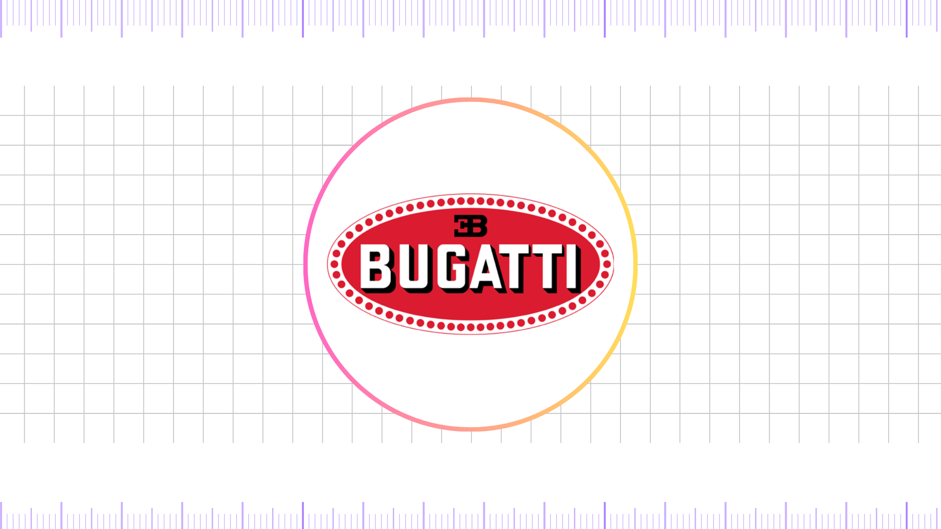 bugatti logo 1909 - 1963