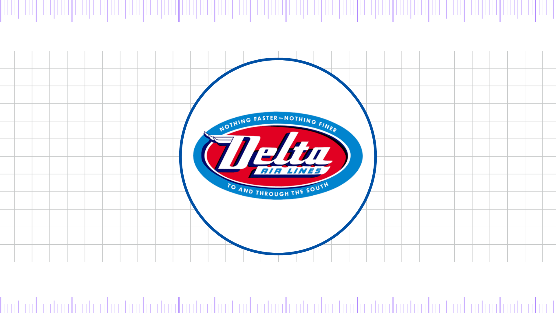 delta air lines logo 1955 - 1959