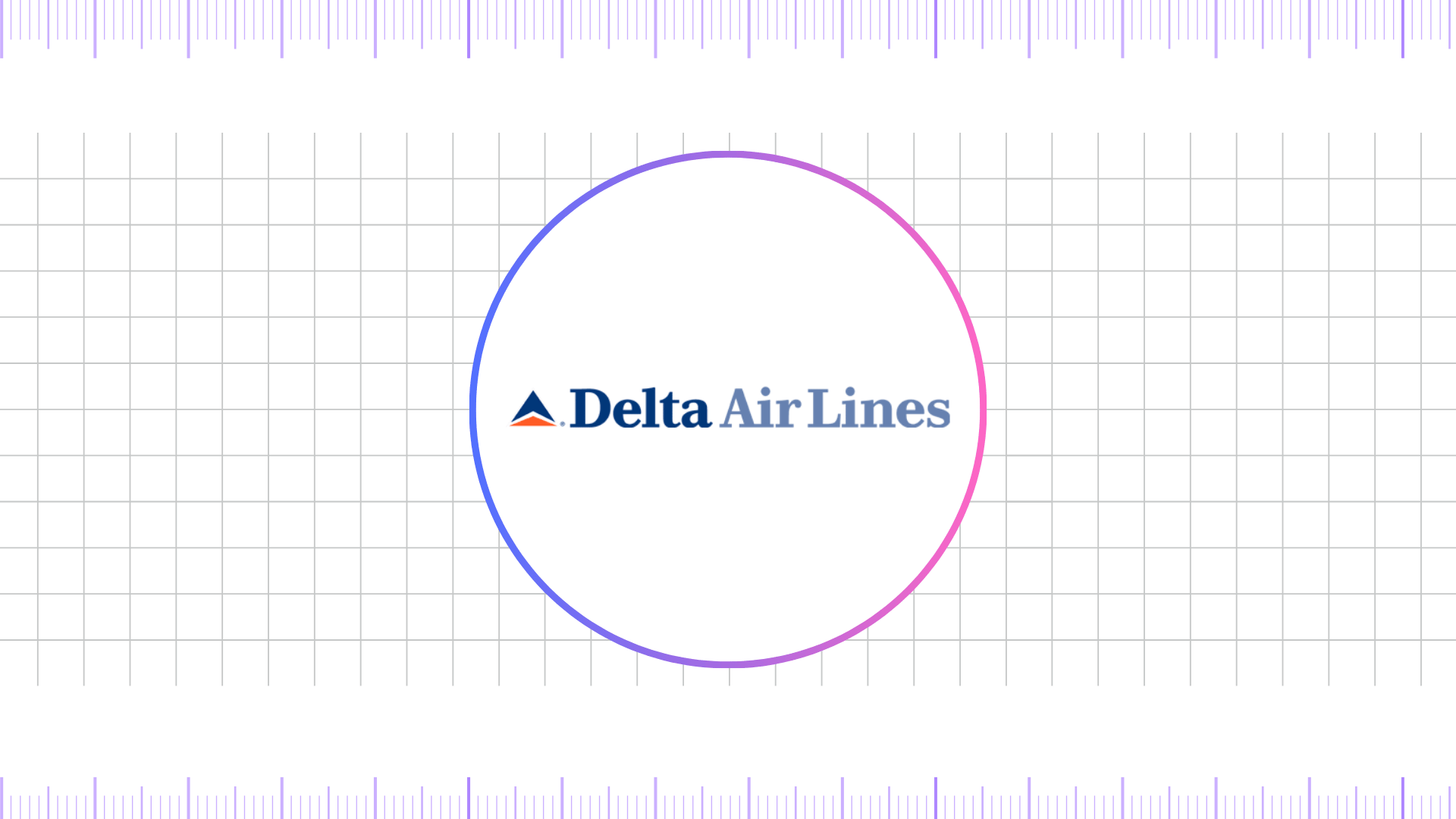 delta air lines logo 1995 - 2000