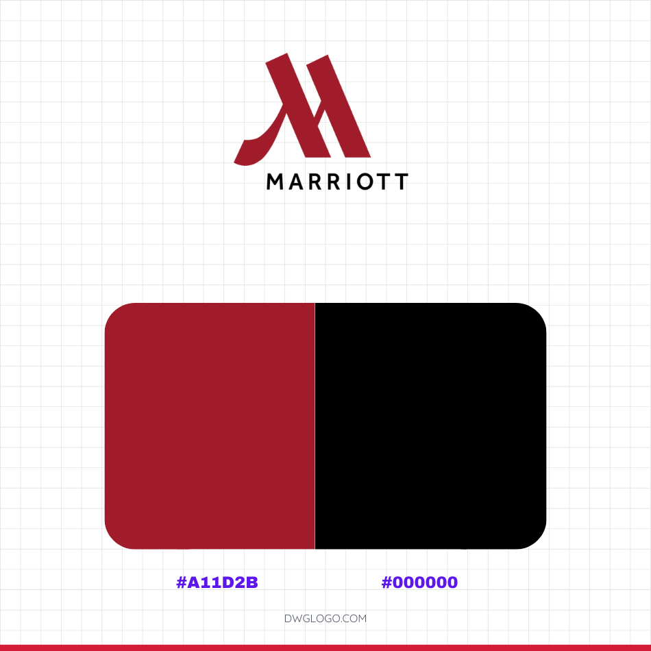 marriott hotels color codes hex