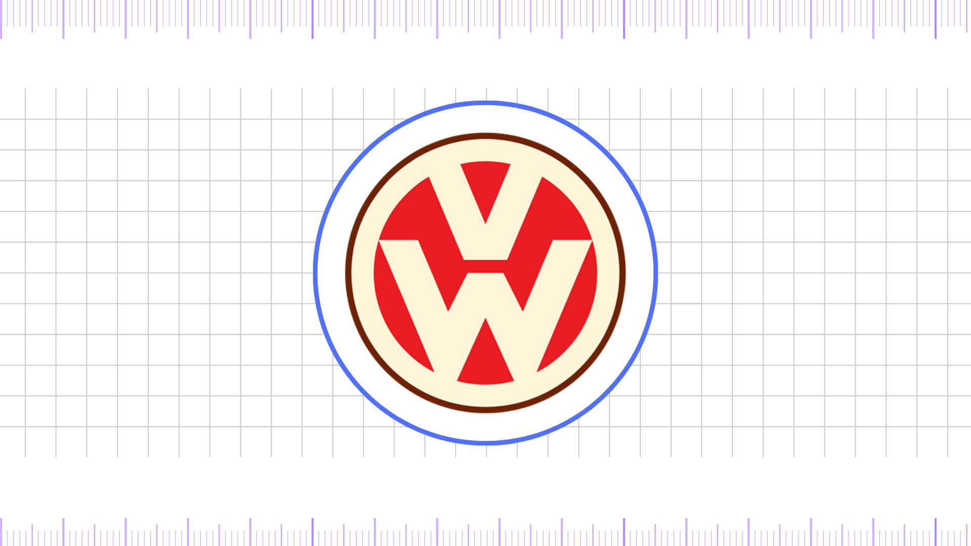 volkswagen logo 1945 - 1948