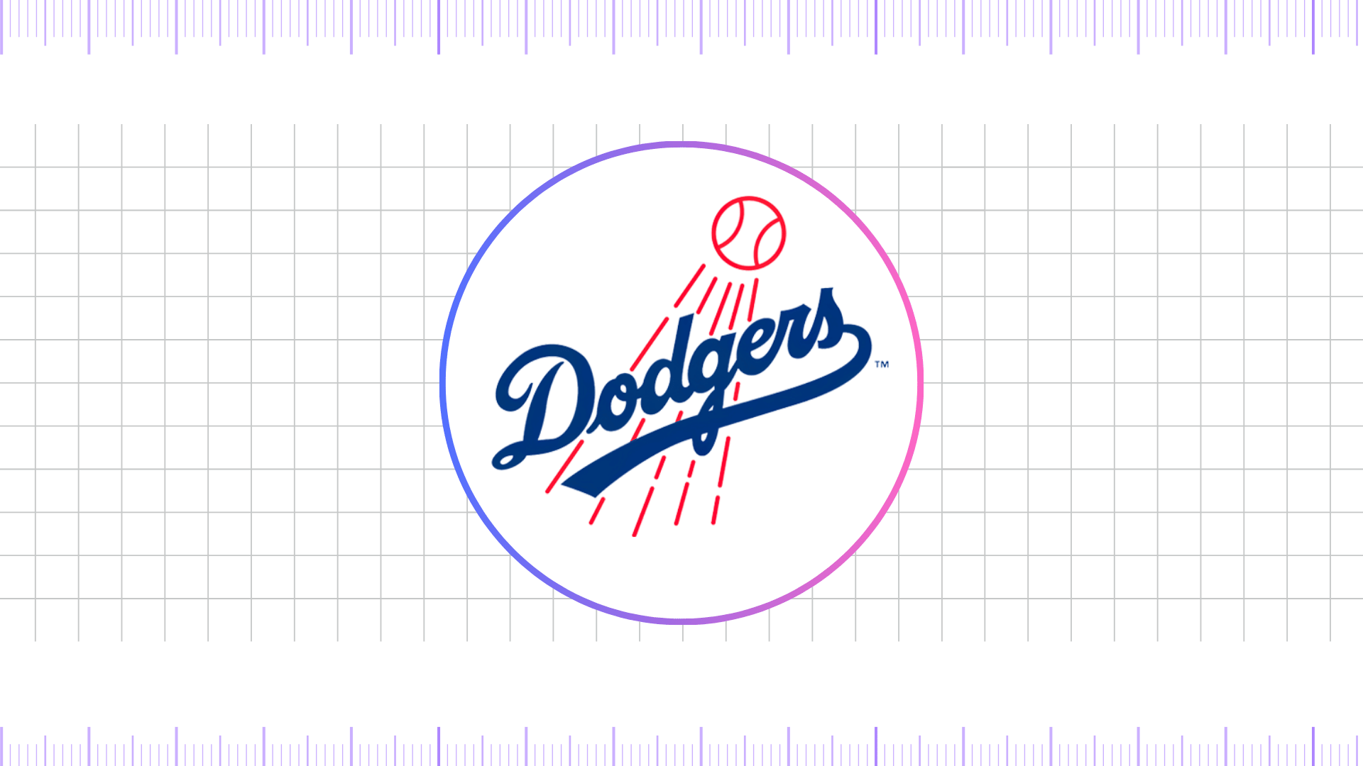 los angeles dodgers logo 1972 - 1978
