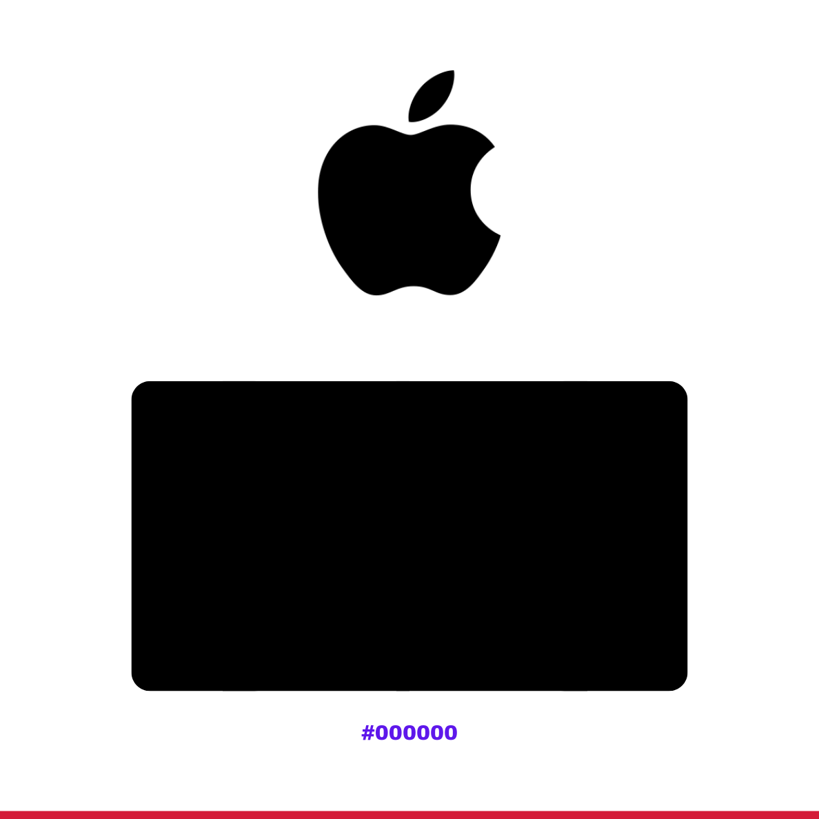 apple logo color codes