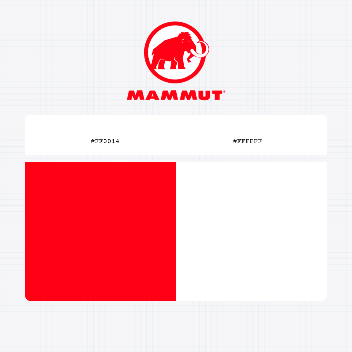 mammut clothing logo color codes