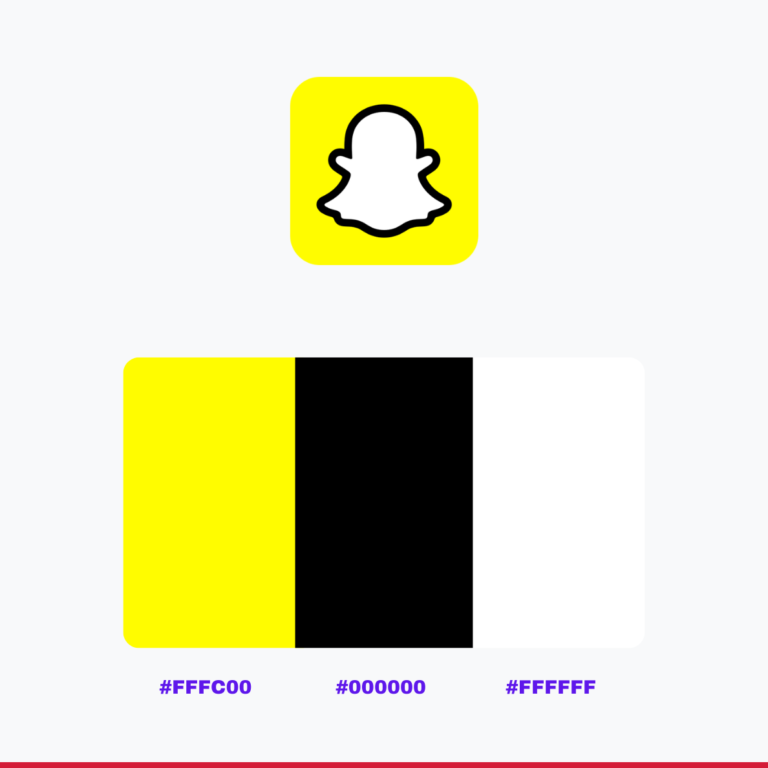 snapchat logo color codes