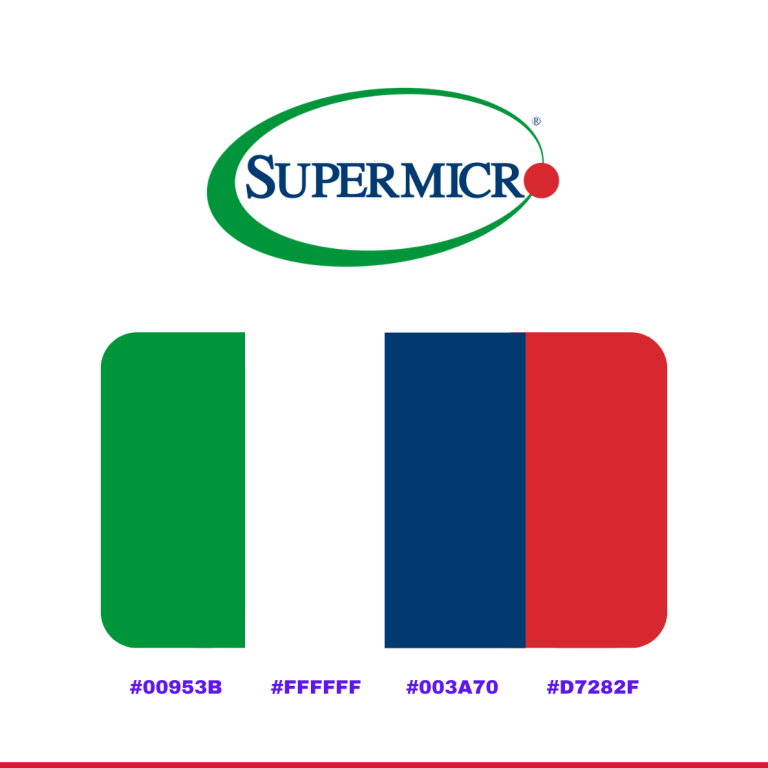 supermicro logo color codes