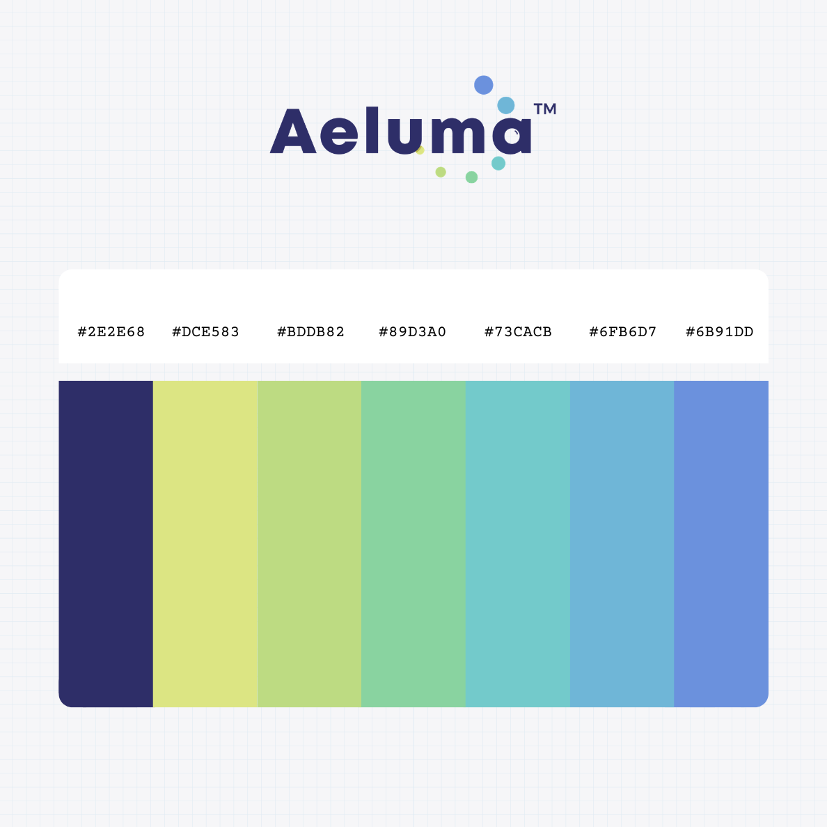 aeluma logo color codes