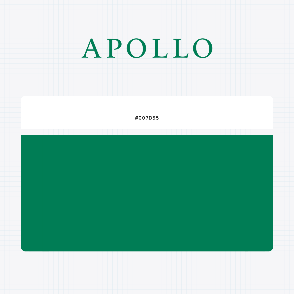 Apollo Global Management Inc logo with HEX color values