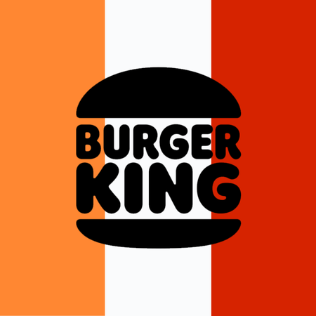 burger king brand logo color palette thumbnail