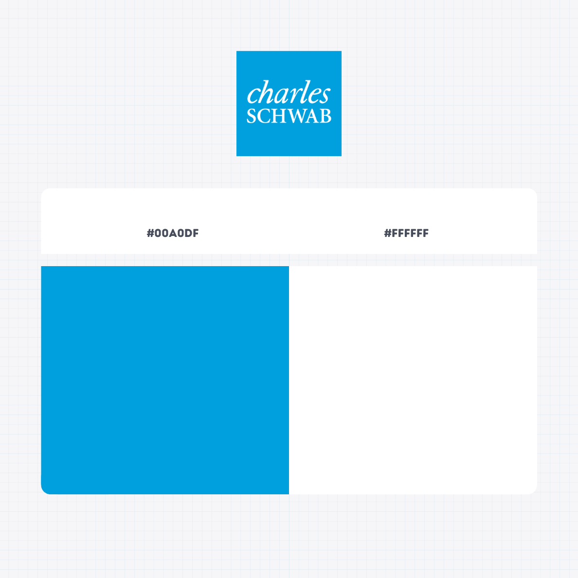 charles schwab corporation logo color codes
