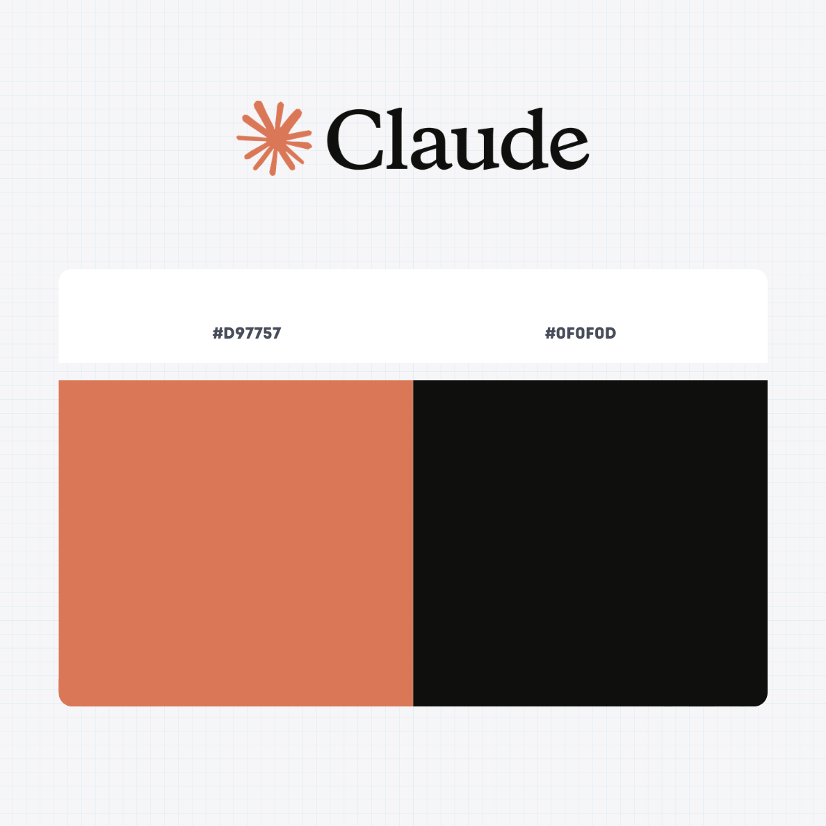 claude logo color codes