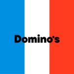 dominos pizza brand logo color palette thumbnail