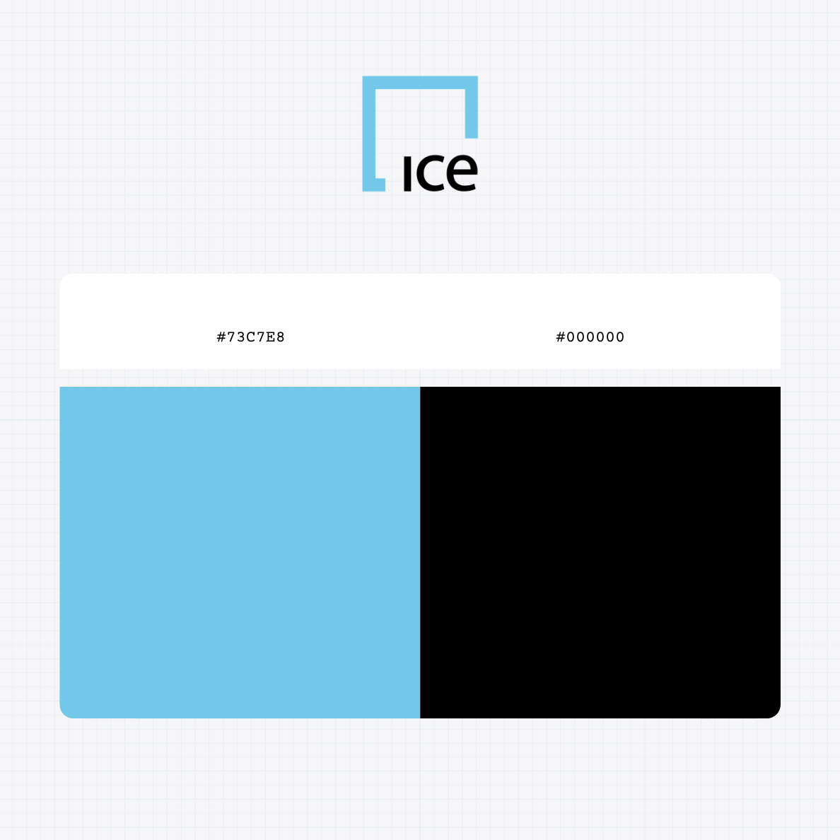 Intercontinental Exchange Inc logo with HEX color values