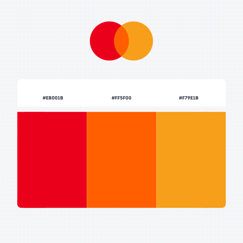 mastercard logo color codes