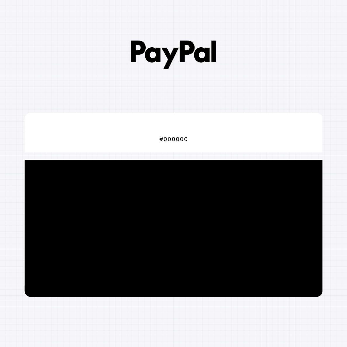 PayPal Holdings Inc logo with HEX color values