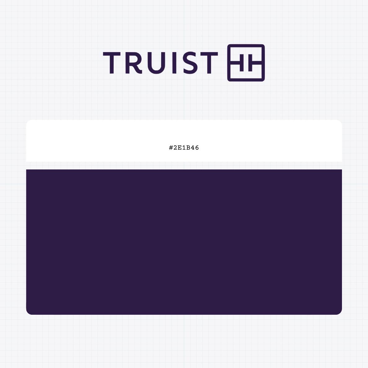 Truist Financial Corporation logo with HEX color values