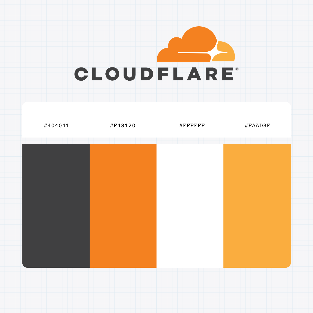 cloudflare logo color codes