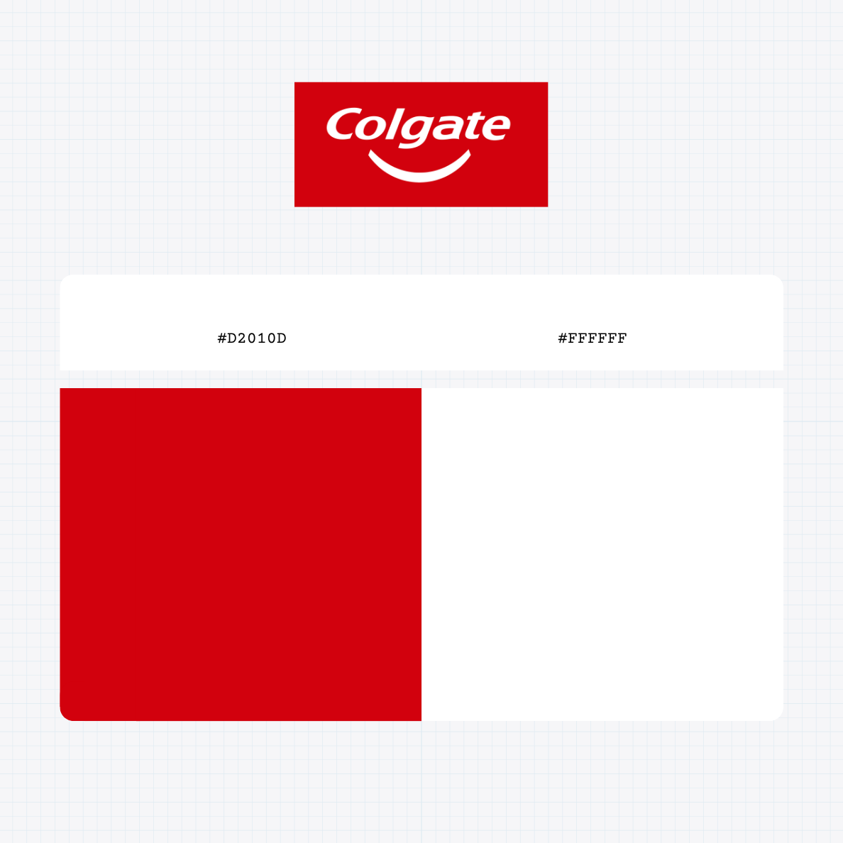 colgate logo color codes