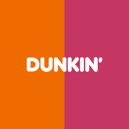 dunkin donuts logo color palette thumbnail