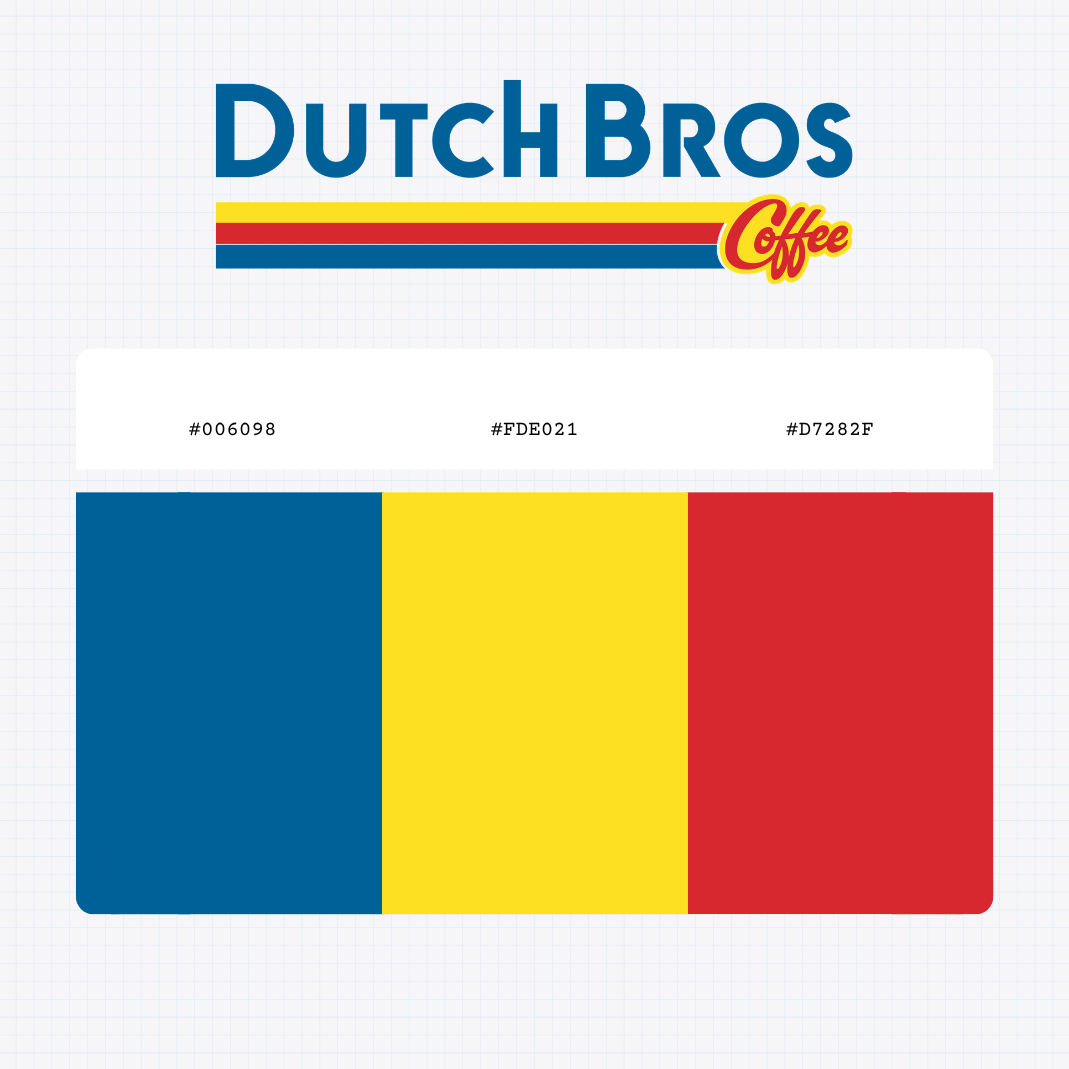 dutch bros coffee logo color codes