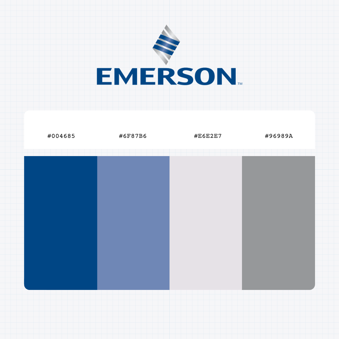 emerson logo color codes