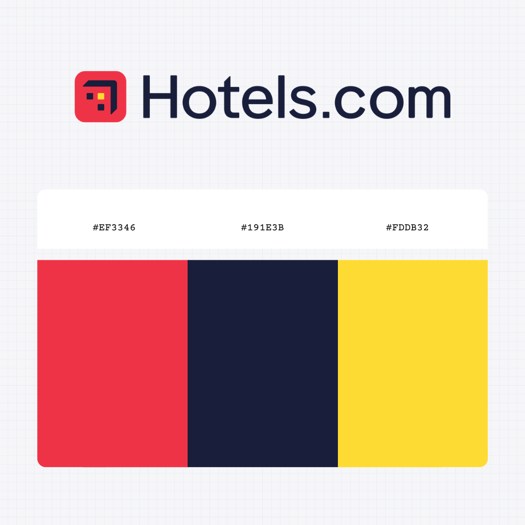 hotelscom logo color codes