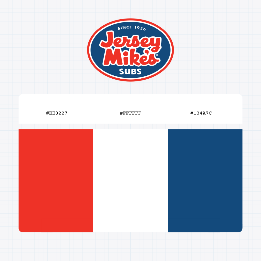 jersey mikes subs logo color codes