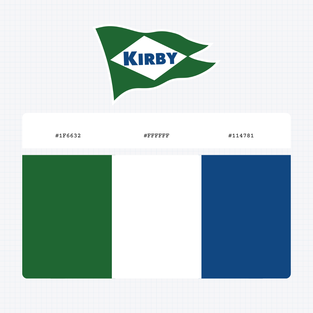 kirby corporation logo color codes