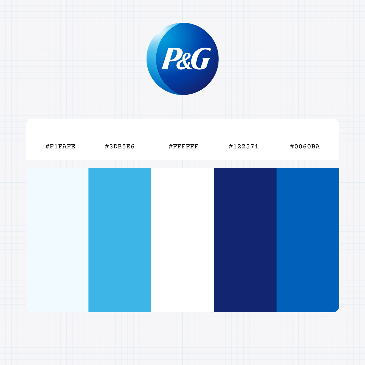 procter_&_gamble logo color codes
