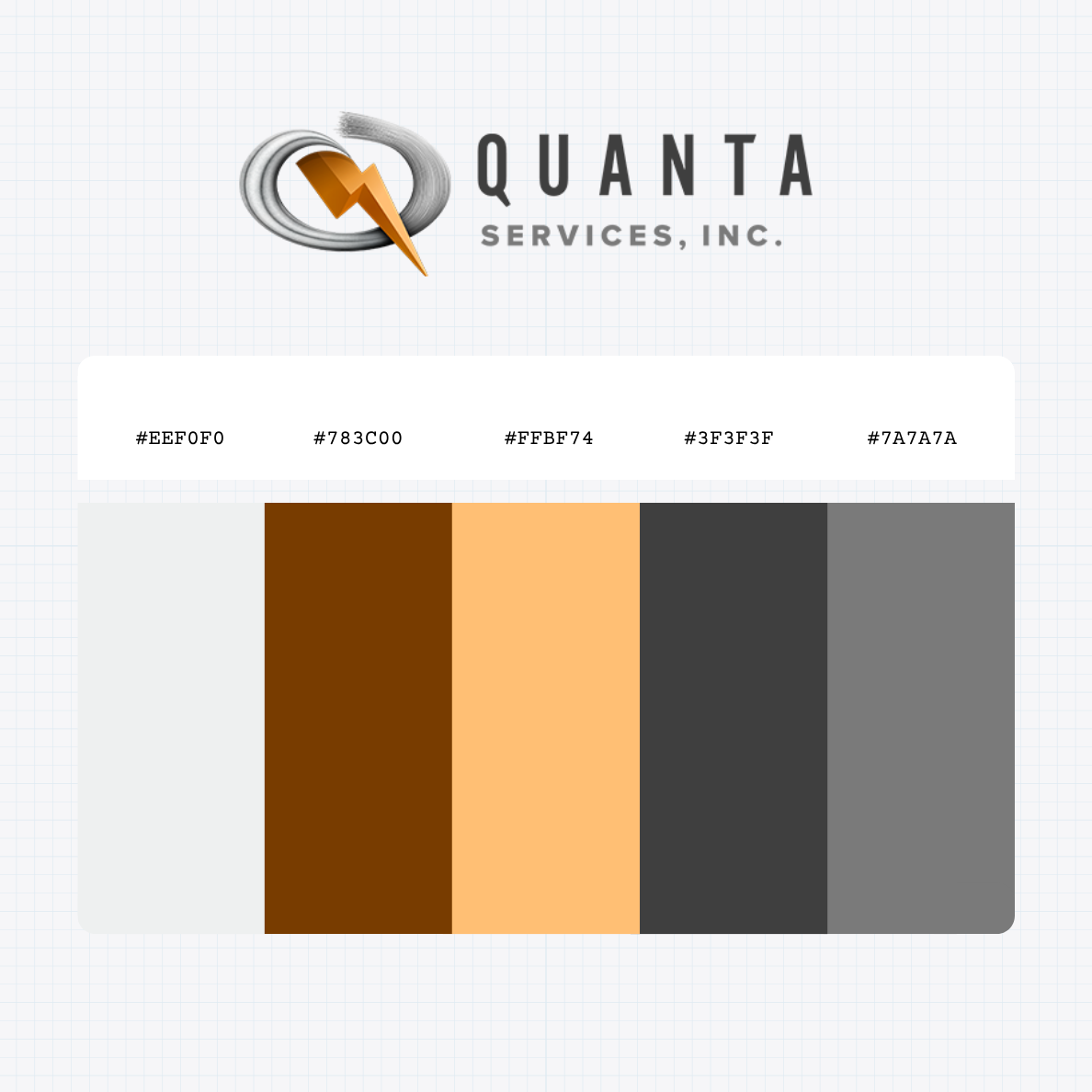 quanta services logo color codes