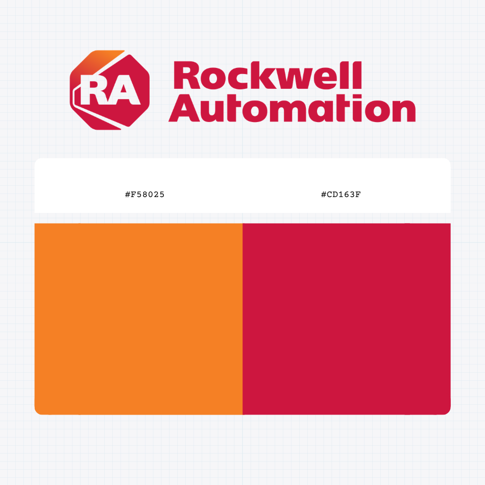 rockwell atuomation logo color codes