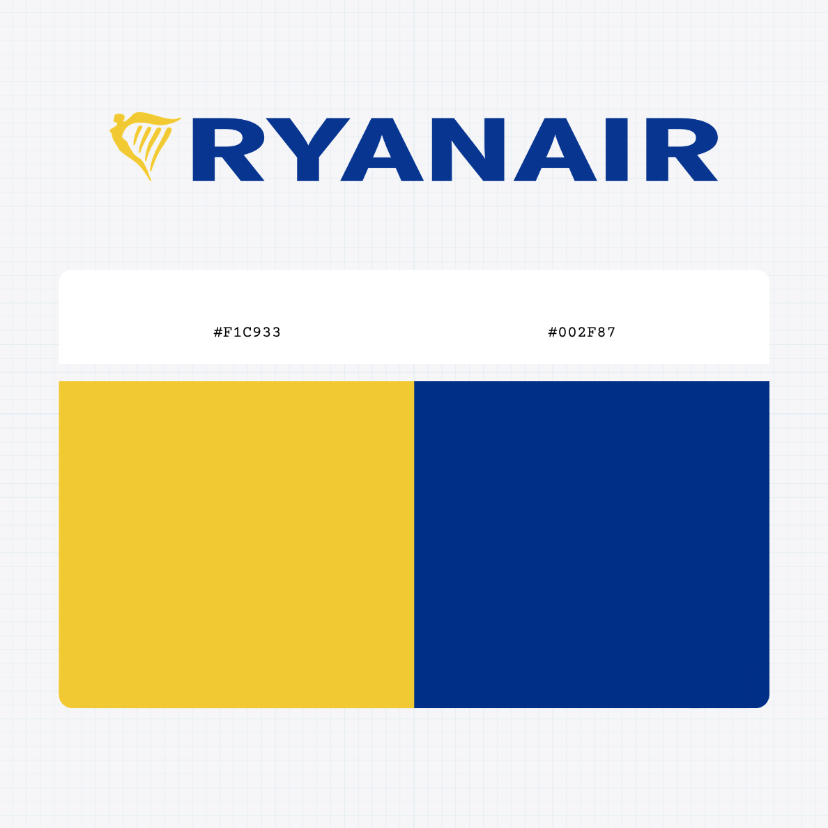 ryanair logo color codes