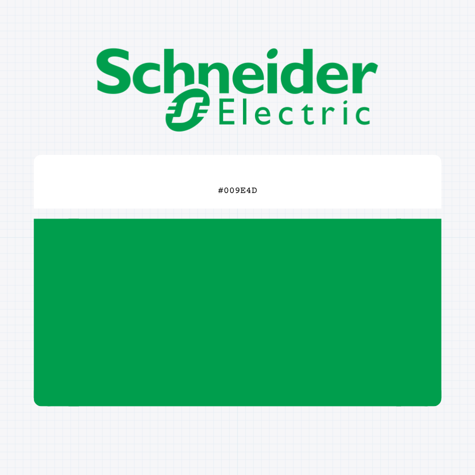 schneider electric logo color codes