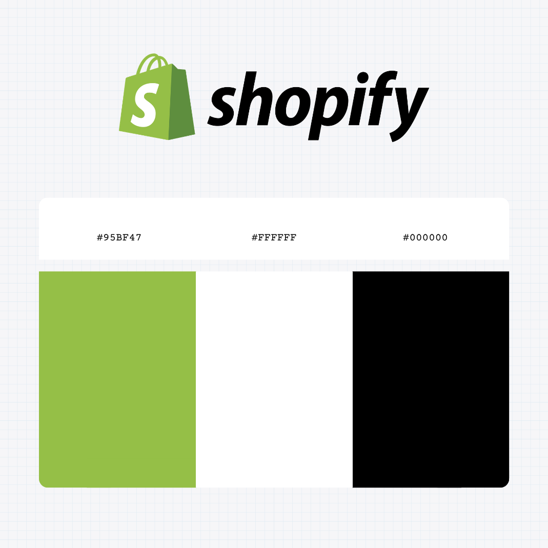 shopify logo color codes