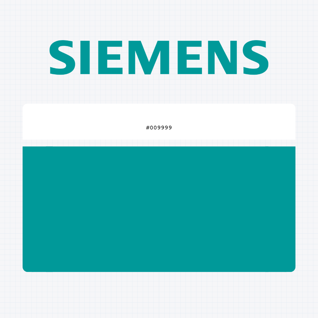 siemens logo color codes