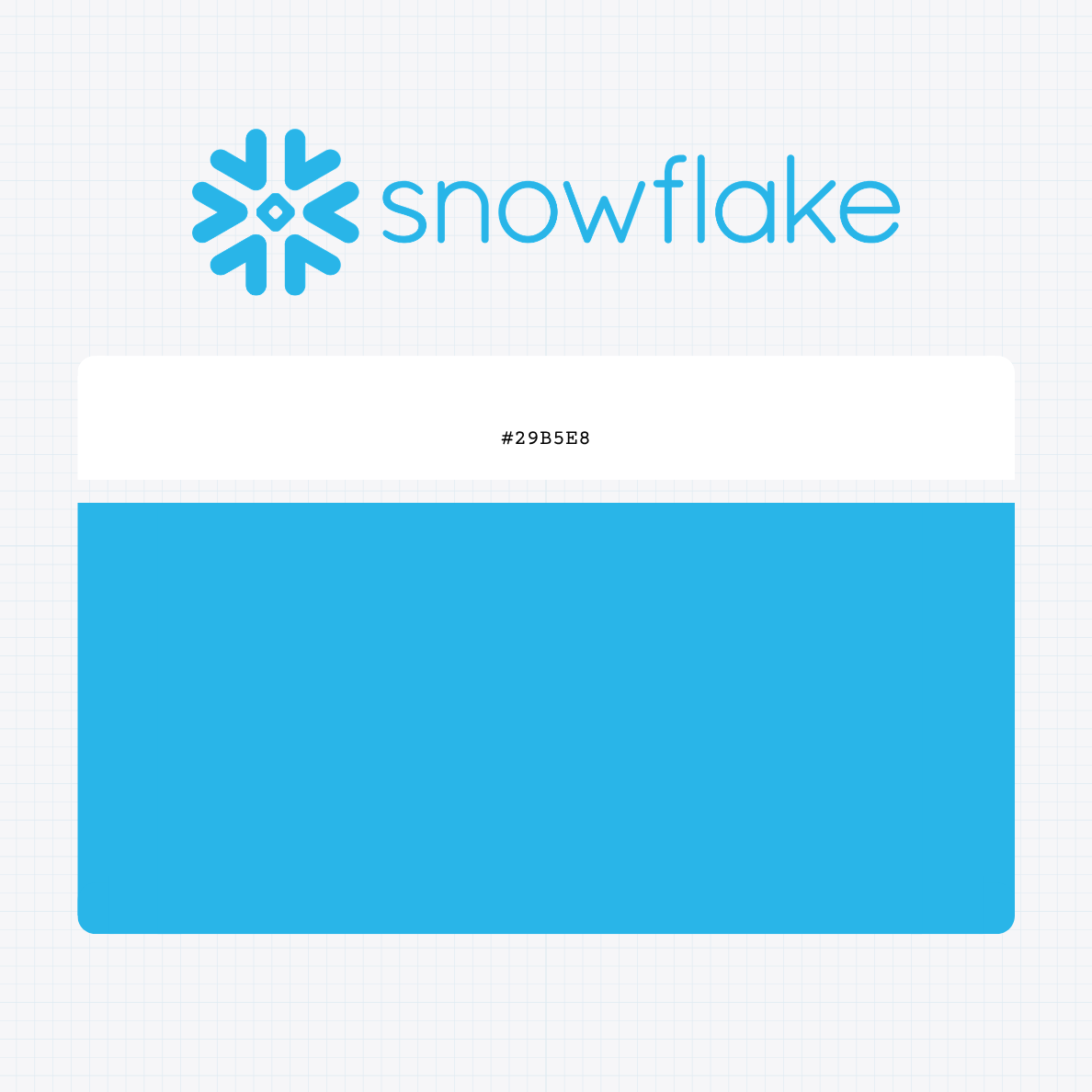 snowflake logo color codes