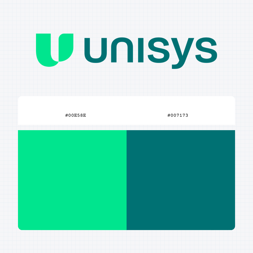 unisys logo color codes