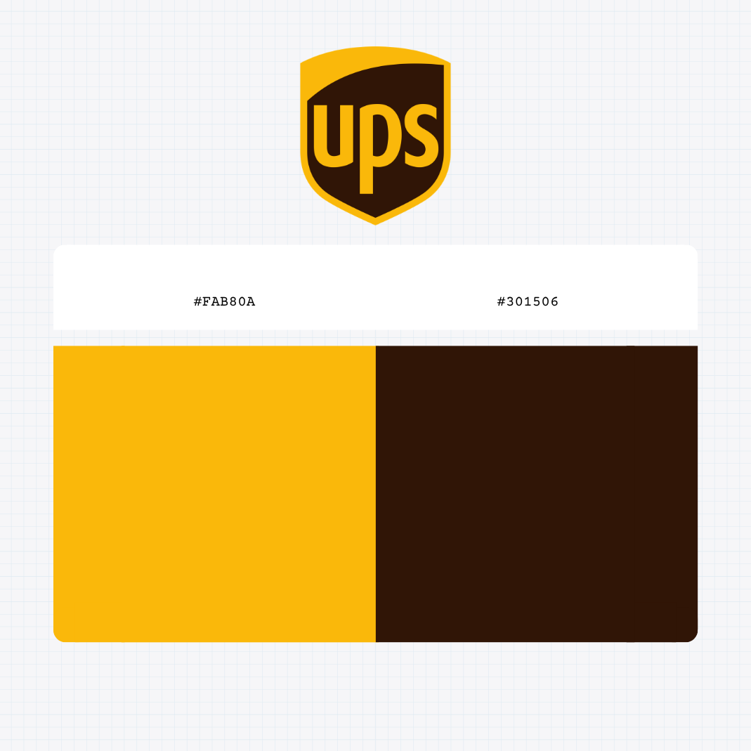 united parcel service logo color codes
