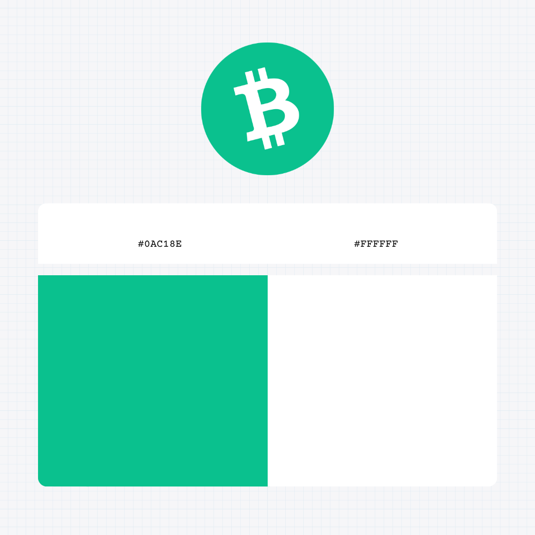 bitcoin cash logo color codes