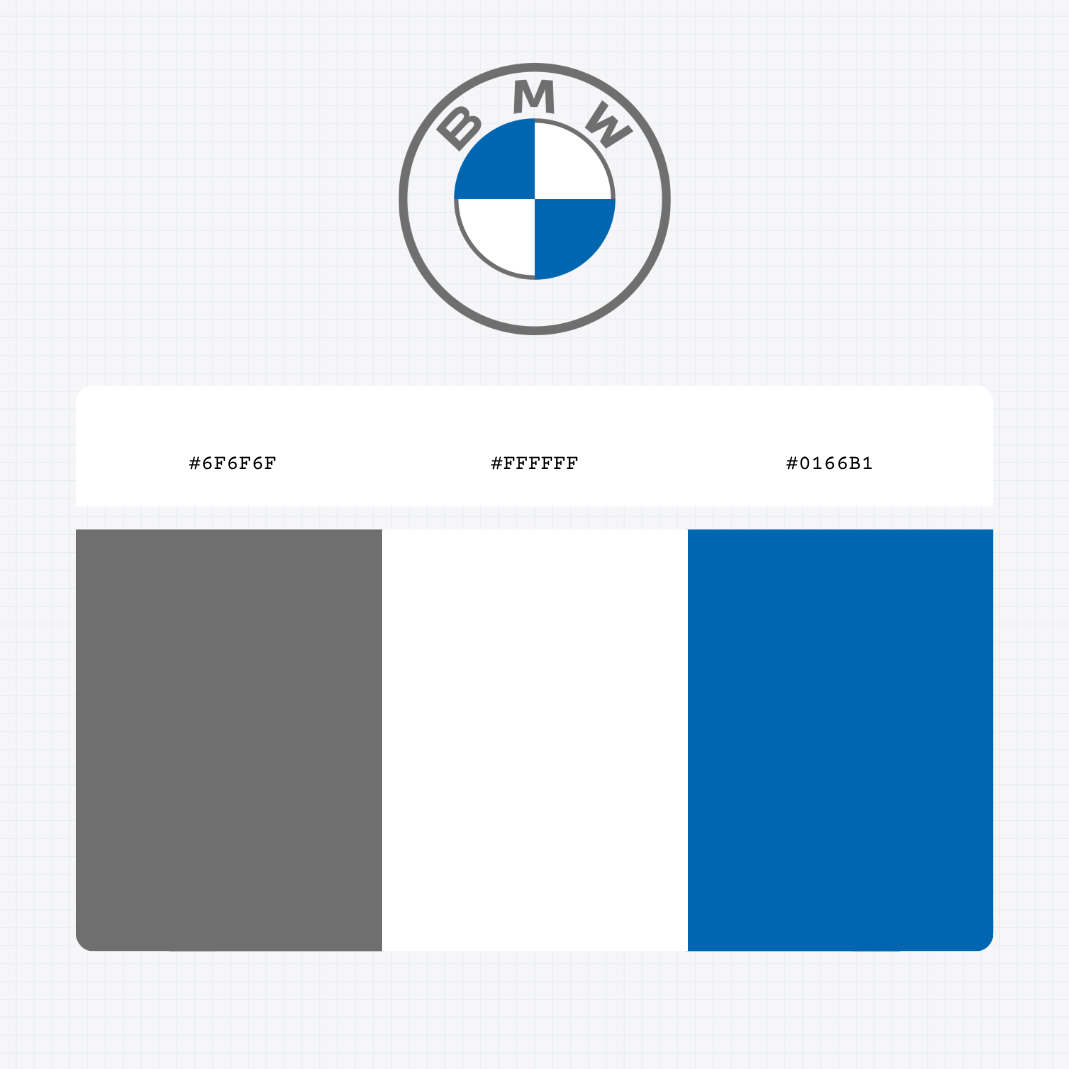 bmw logo color codes