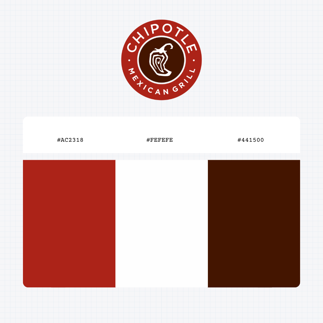 chipotle logo color codes