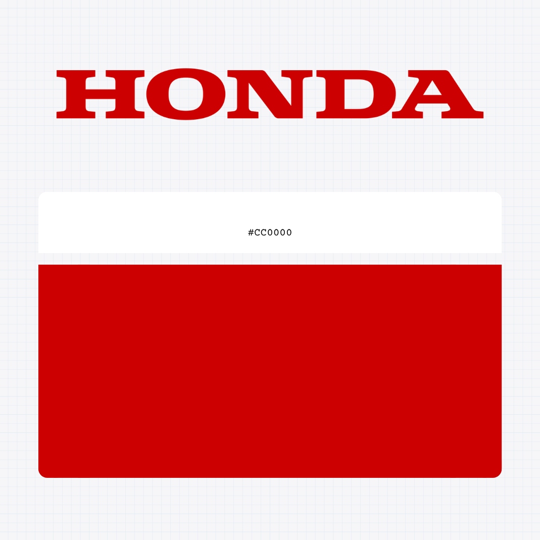 honda logo color codes