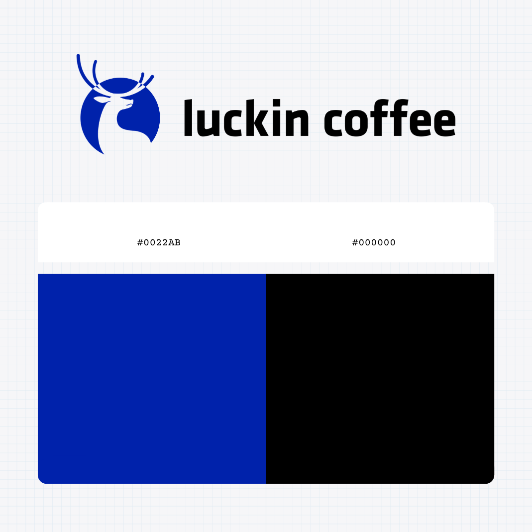 luckin coffee logo color codes