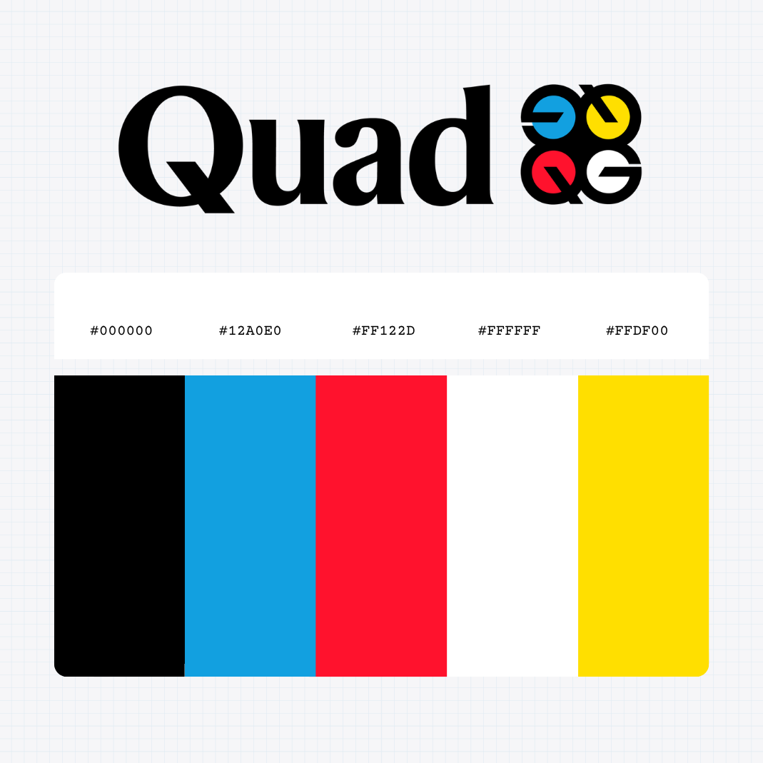 quad logo color codes